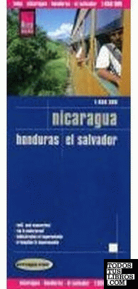 Nicaragua / Honduras / el Salvador    Mapa 1:650,000