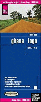 GHANA TOGO  *MAPA REISE 2014*  1 : 600 000