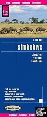 Mapa ZIMBAUE   -1:800000-