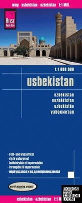 USBEKISTAN  *MAPA REISE 2014*  1 : 1 000 000
