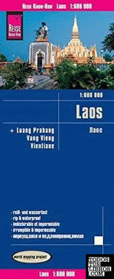 Mapa LAOS  -1:600000-