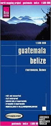 GUATEMALA BELIZE  *MAPA REISE 2014*   1 : 500 000