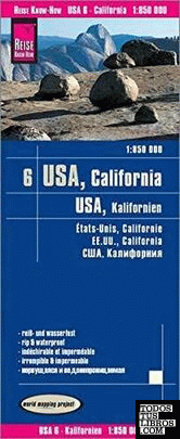 USA6: CALIFORNIA 1:850.000 IMPERMEABLE