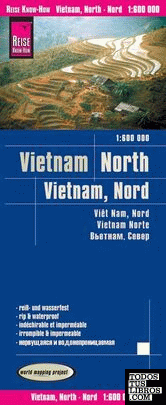 VIETNAM NORTE 1:600.000 IMPERMEABLE