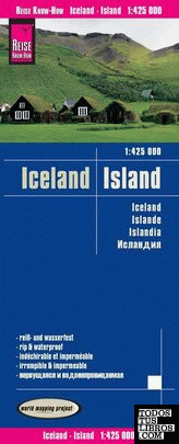 Mapa ISLANDIA  1:425.000