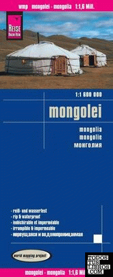MONGOLIA 1:1.600.000 IMPERMEABLE