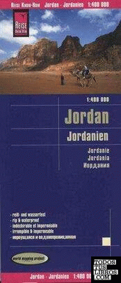 JORDANIA 1:400.000 IMPERMEABLE