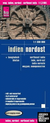 INDIA NOROESTE 1:1.300.000 IMPERMEABLE