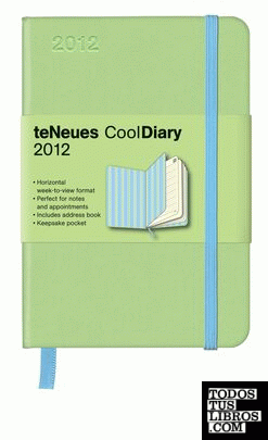LIGHT GREENSTRIPES BLUE COOL DIARIES WEEKLY 9X13 /