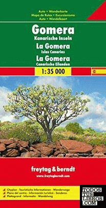 Mapa Gomera 1:35000