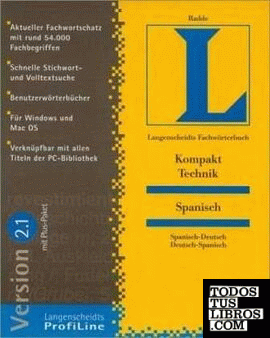 Diccionario técnico alemán/español CD-ROM