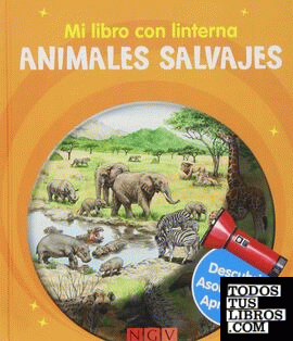 ANIMALES SALVAJES -MI LIBRO CON LINTERNA