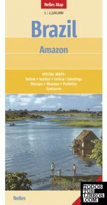 BRAZIL AMAZON 1:2.500.000 -NELLES