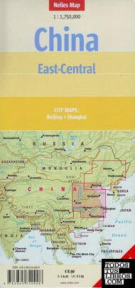CHINA EAST CENTRAL  *NELLES MAP 2013*   1 : 1 750 000