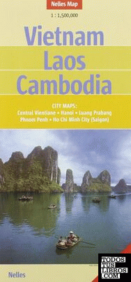 VIETNAM, LAOS, CAMBODIA 1:1.500.000 -NELLES