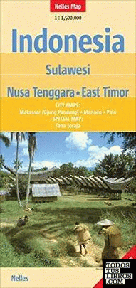 INDONESIA SULAWESI NUSA TENGGARA EAST TIMOR  *NELLES MAP 2014*