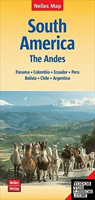 SOUTH AMERICA THE ANDES 1:4.500.000 -NELLES
