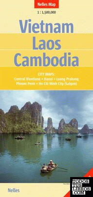 VIETNAM LAOS CAMBODIA  *NELLES MAP 2013*   1 : 1 500 000
