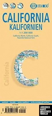 Mapa California 1:1 200 000