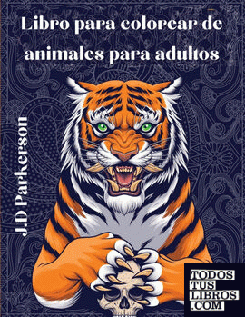 Libro para colorear de animales para adultos