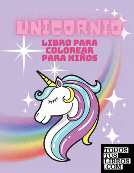 Unicornio Libro para colorear para niños
