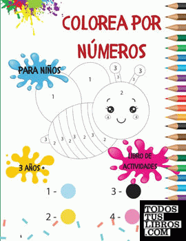 Colorea por números para niños