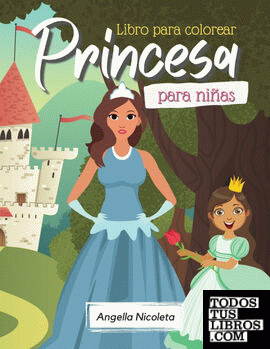 Princesa Libro para colorear para niñas