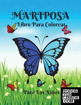 subterráneo sombrero Quemar Libro Para Colorear De Mariposas Para Niños de Publishing Asteri  978-610-08-4599-4