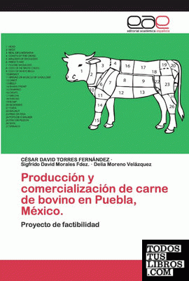 Producción y comercialización de carne de bovino en Puebla, México.