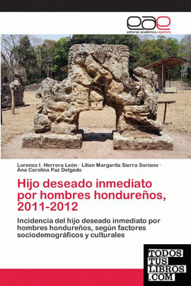 Hijo deseado inmediato por hombres hondureños, 2011-2012