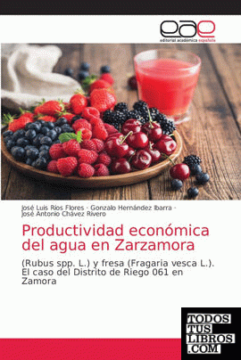 Productividad económica del agua en Zarzamora