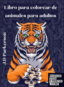 Libro para colorear de animales para adultos