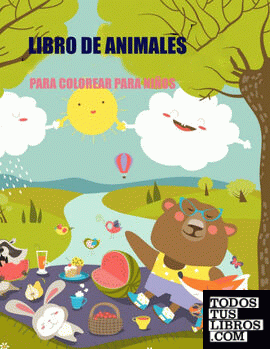 LIBRO DE ANIMALES PARA COLOREAR PARA NIÑOS