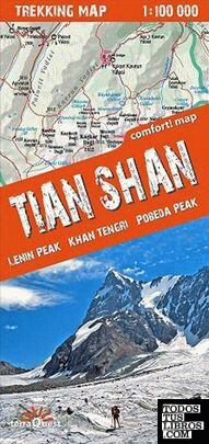 Mapa Tian Shan Laminated (2014)