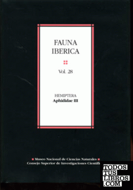 Fauna ibérica. Vol. 28. Hemiptera: Aphididae III