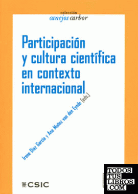 Participación y cultura científica en contexto internacional