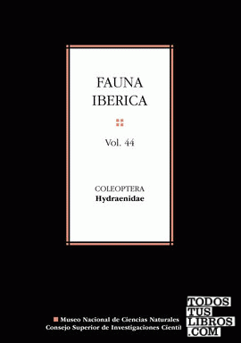 Fauna ibérica. Vol. 44, Coleoptera : Hydraenidae