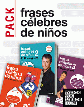 Pack Frases célebres de niños de El hormiguero (3 ebooks) Pack Frases célebres de niños de El hormiguero (3 ebooks)