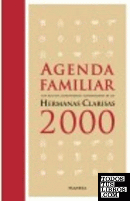 Agenda familiar con recetas, comentarios e ilustraciones de las Hermanas Clarisas 2000