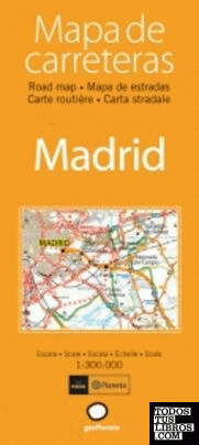 Mapa de carreteras de la Comunidad de Madrid