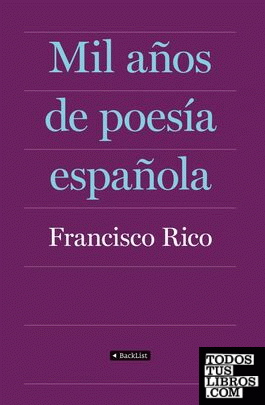 Mil años de poesía española
