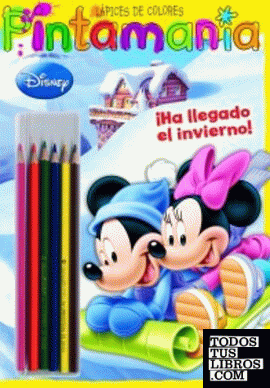 Mickey y sus amigos. Pintamanía lápices de colores