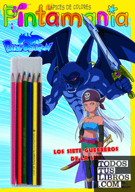 Blue Dragon. Pintamanía Lápices de colores
