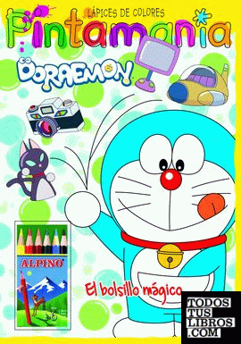Doraemon. Pintamanía Lápices de colores