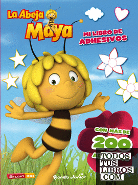 La abeja Maya. Mi libro de adhesivos