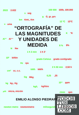 «Ortografía» de las magnitudes y unidades de medida