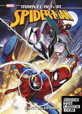 Marvel action spiderman. shock del sistema 5