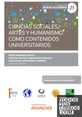 Ciencias sociales, artes y humanismo como contenidos universitarios (Papel + e-book)