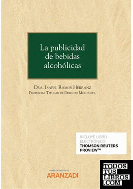 La publicidad de bebidas alcohólicas (Papel + e-book)