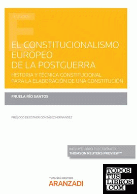 El Constitucionalismo Europeo de la postguerra (Papel + e-book)